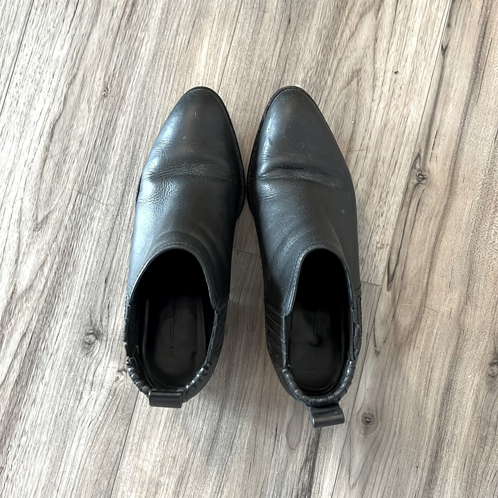 Alexander Wang woman Kori leather ankle boots (with dusty bag)